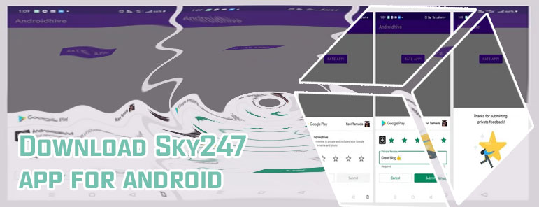 Download sky247 android app